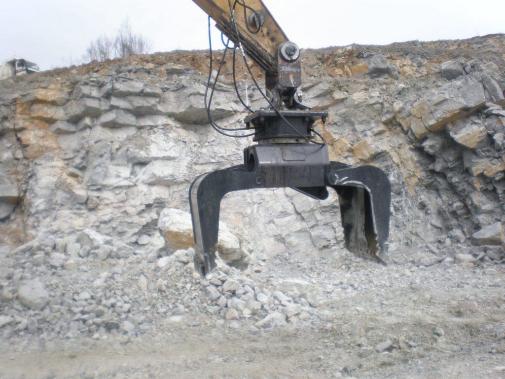 Rock Grapple Handling and Compact Attachments