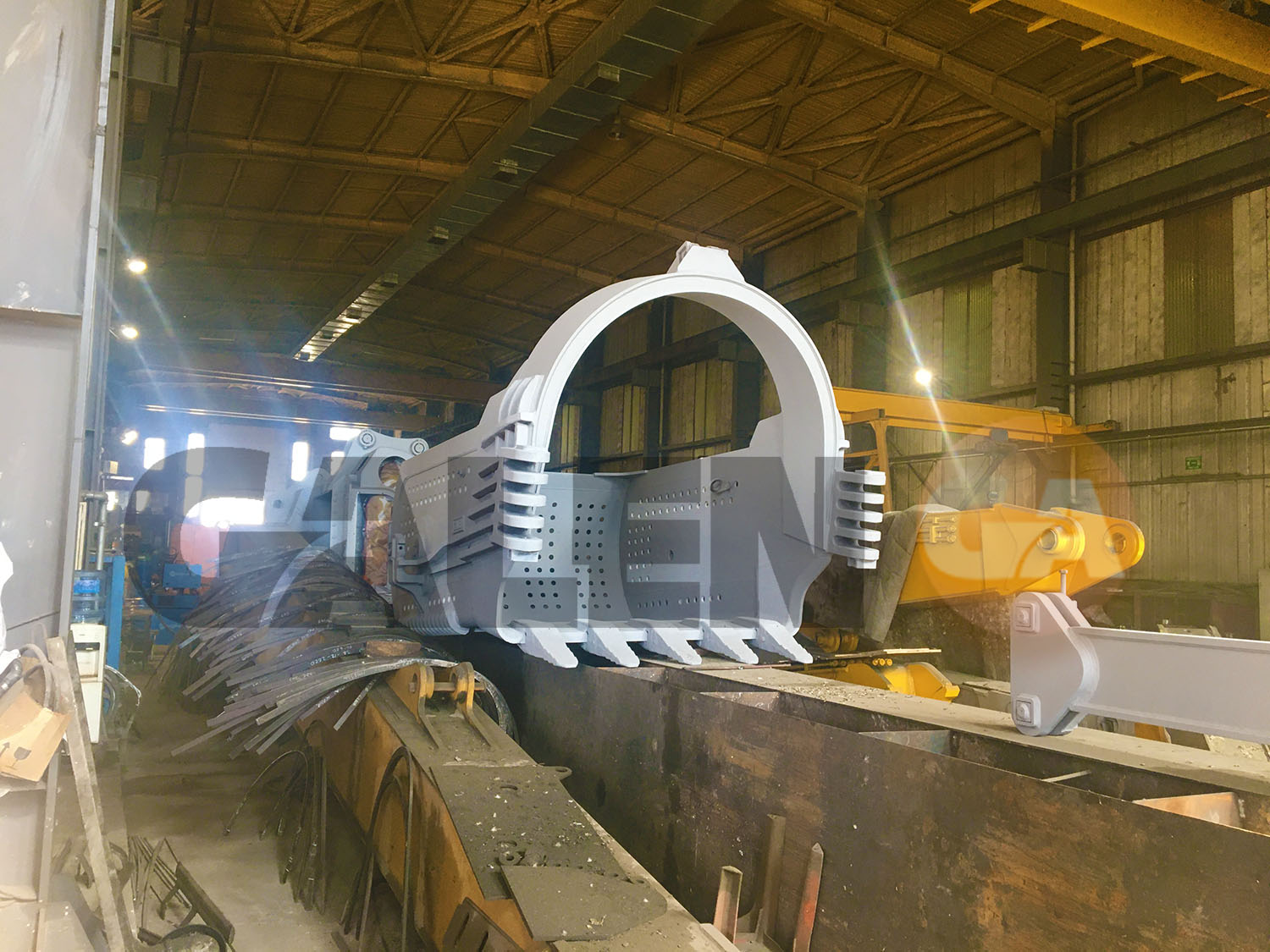 Dragline Excavator Bucket Mining Attachments For Excavator