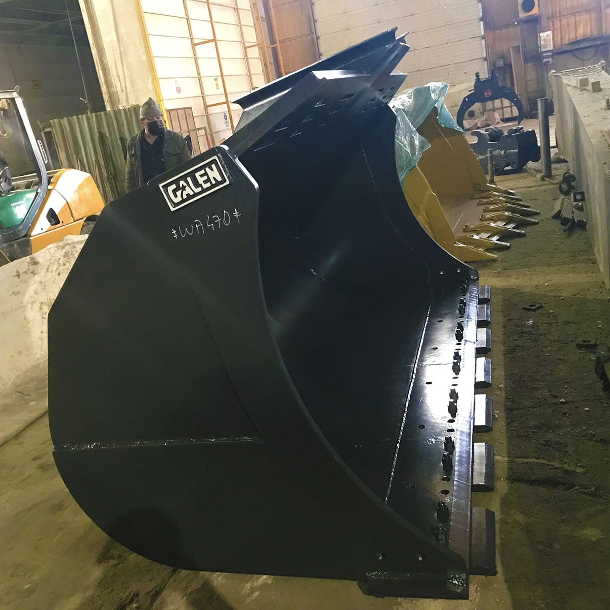 Komatsu WA 470 Loader Bucket Wheel Loader Rock Bucket