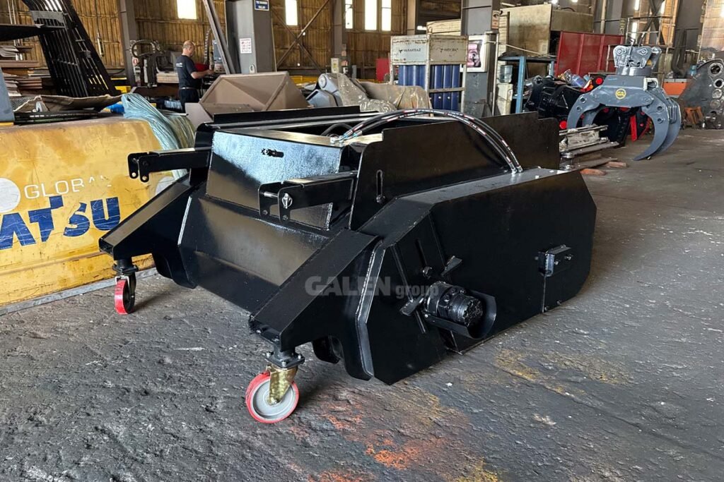 Forklift Sweeper Attachment